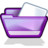 文件夹紫 folder violet